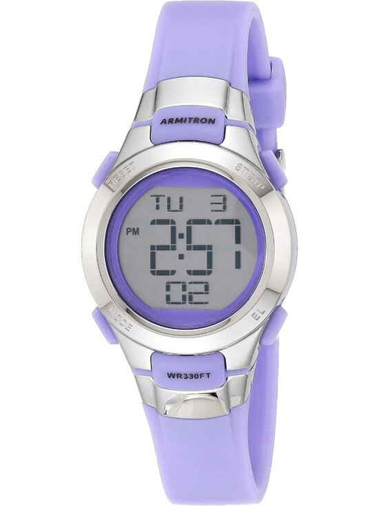 Stylish Women\'s Digital Chronograph Watch with Resin Strap - Sporty & Durable